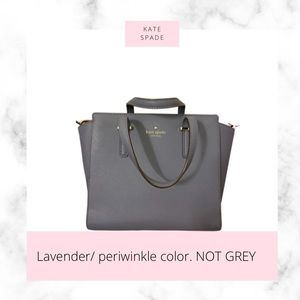 Periwinkle : light purplish blue Kate spade purse